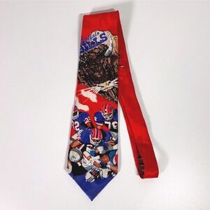 Vintage 90's Buffalo bills AFC East champions NFL football print silk tie